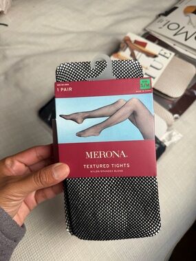 HUE Black Fishnet Casual Socks